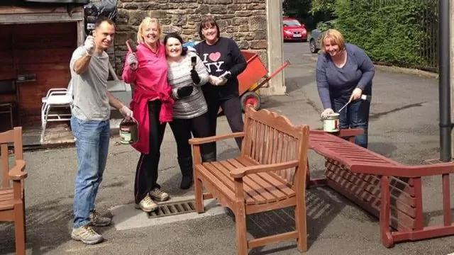 Volunteering for local charities
